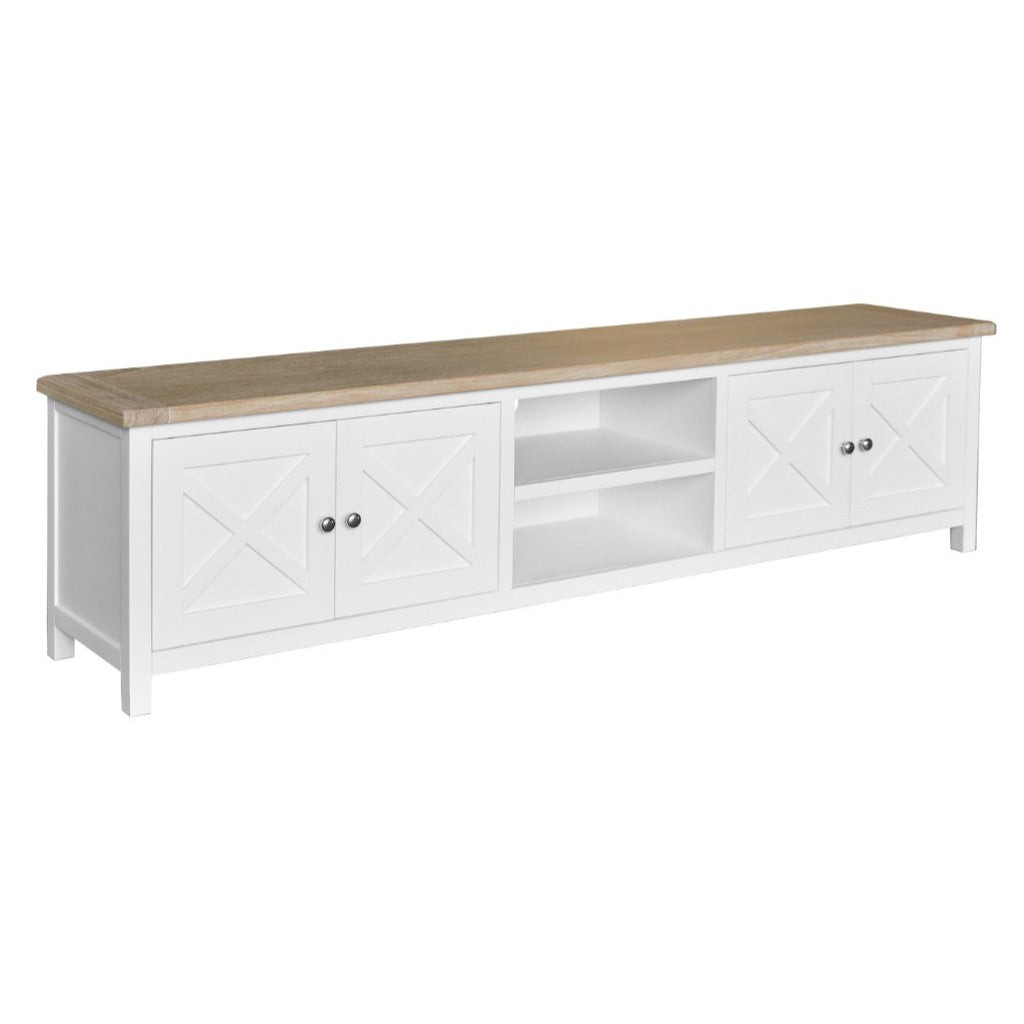 Shellwood 4DR & 2NICS ETU 210X42X55CM- Light Oak Top