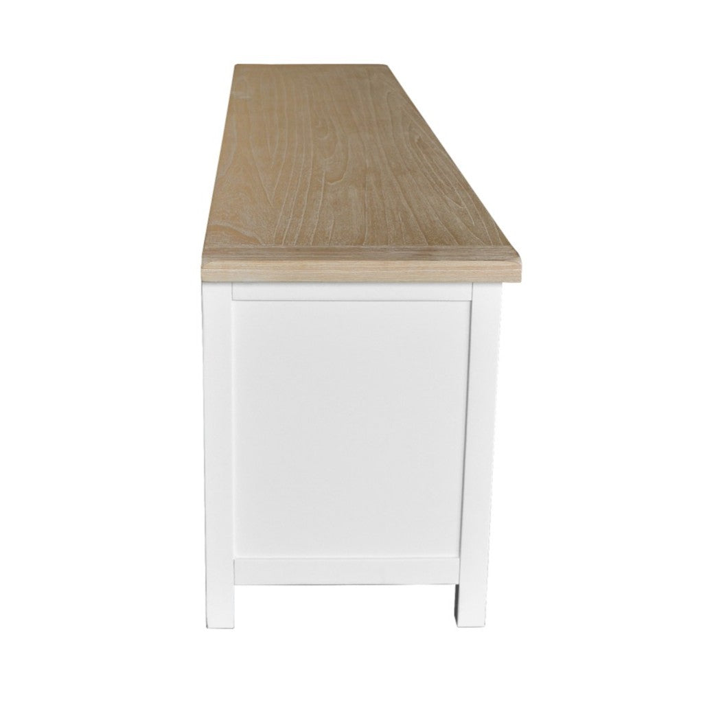 Shellwood 4DR & 2NICS ETU 210X42X55CM- Light Oak Top