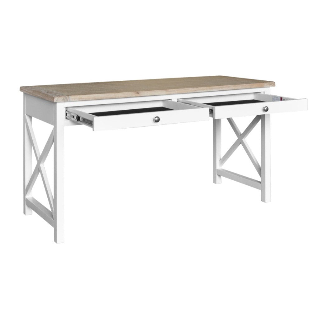 Shellwood Study Desk Table Light Oak Top