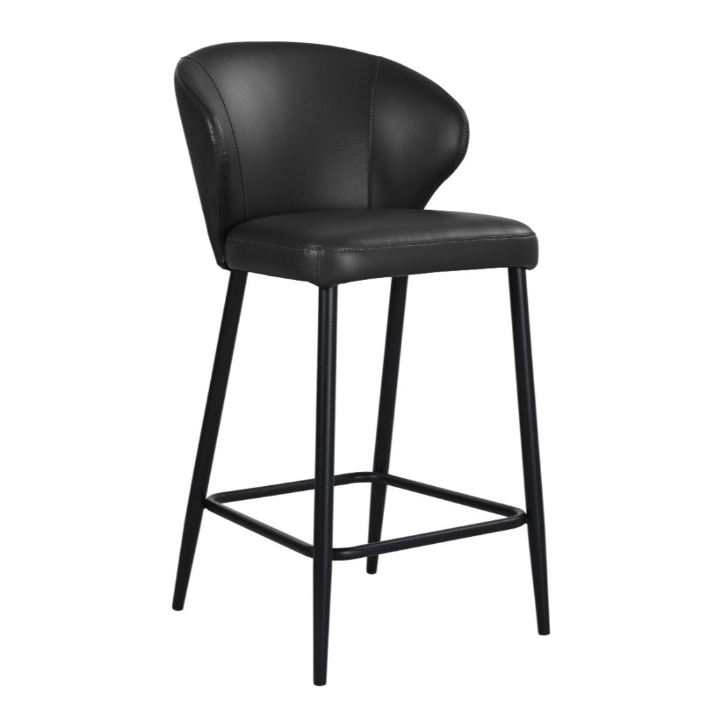 SIERRA PU BAR STOOL 50X53X95.5CM-BLACK