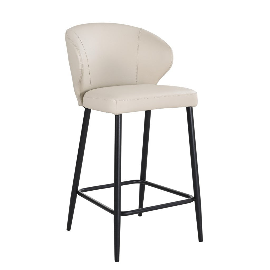 SIERRA PU BAR STOOL 50X53X95.5CM-WHEAT