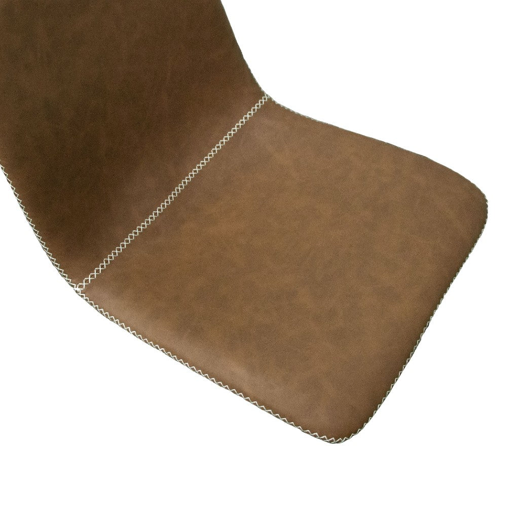 SILVESTER PU BAR STOOL 44X58X75CM -TAN