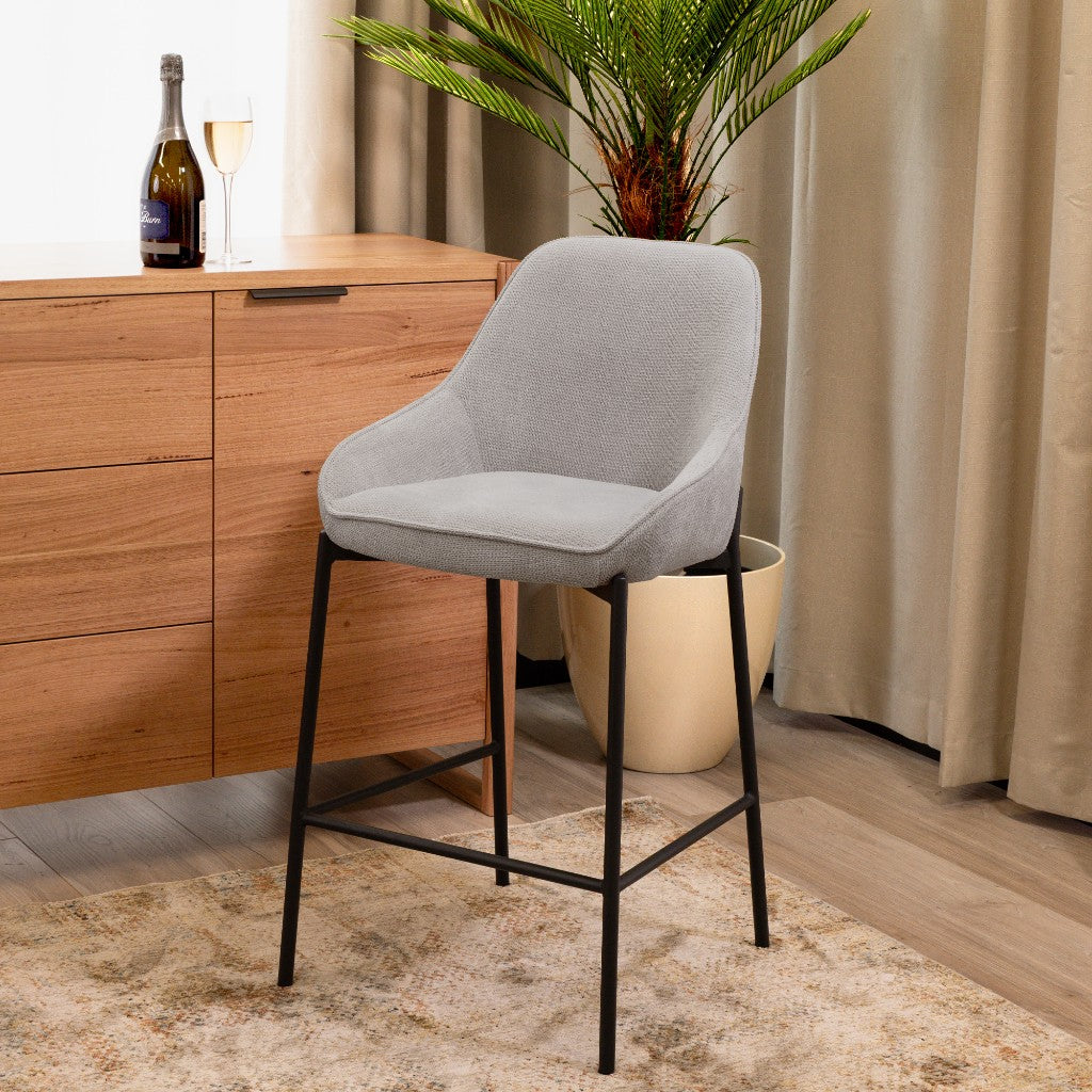 TITAN FAB BAR CHAIR 50x52x94CM-LIGHT GREY