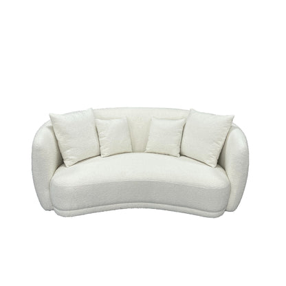 iZa Fabric 2.5 Seater Cloud Sofa White