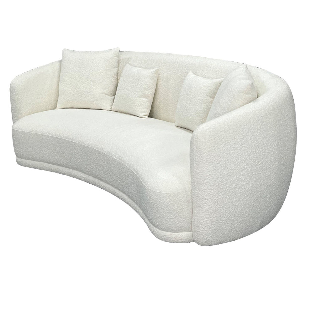 iZa Fabric 2.5 Seater Cloud Sofa White
