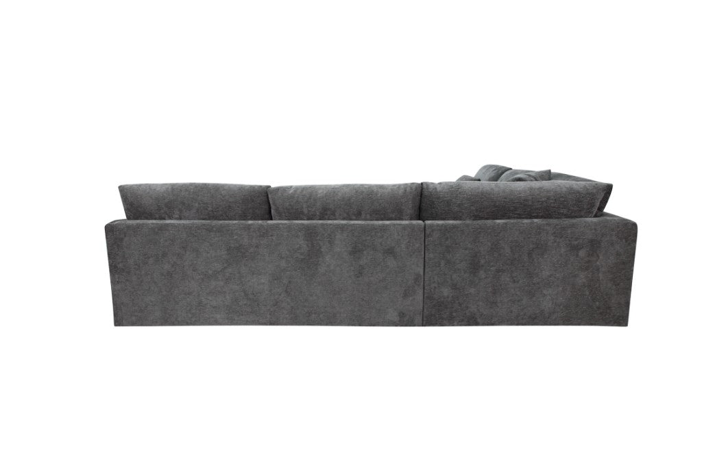 Loft Corner Modular Fabri Sofa-Licorice