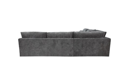 Loft Corner Modular Fabri Sofa-Licorice
