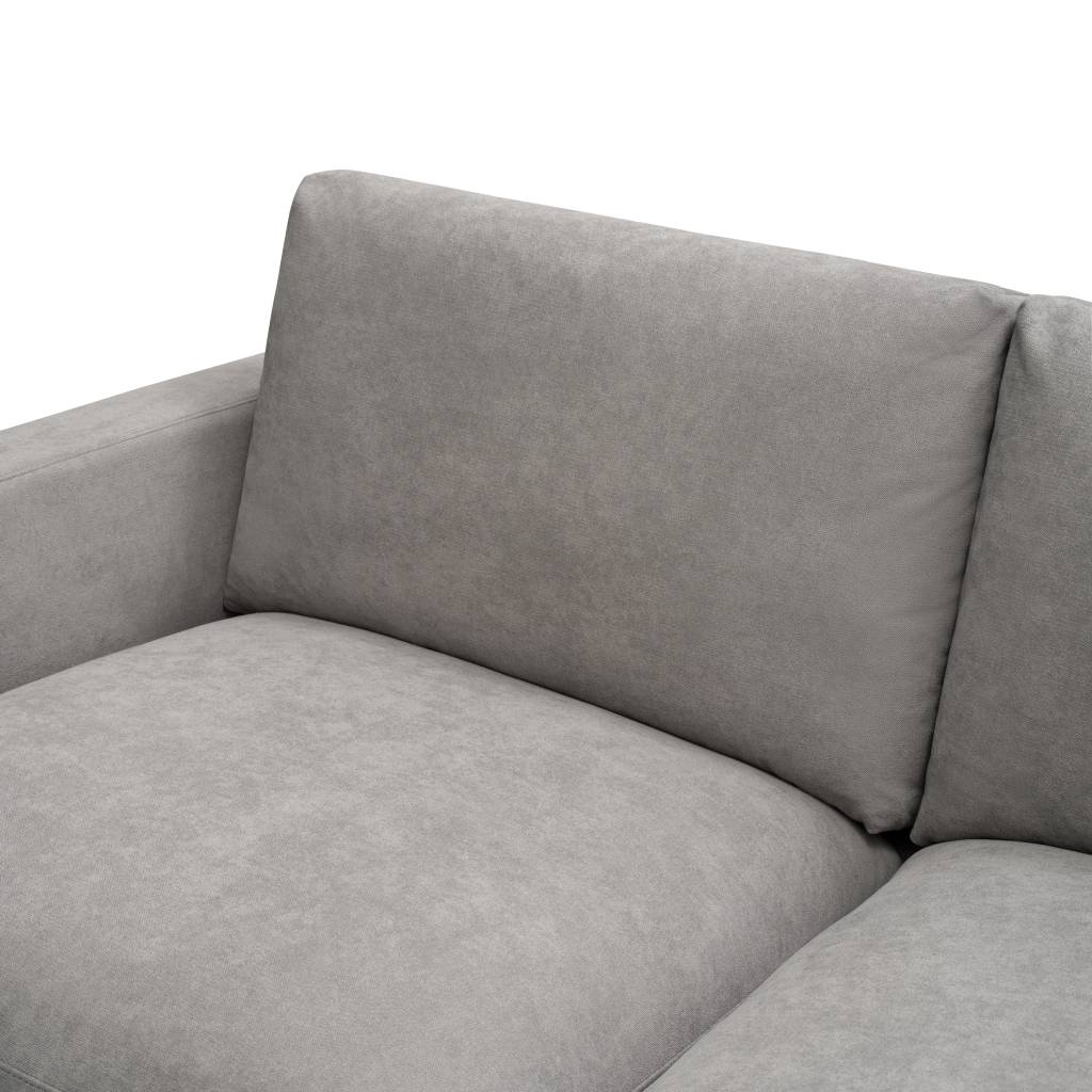 Zenith Corner Right Chaise Lounge Light Grey