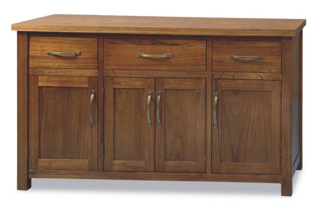 Toscana 161 cm 3 Drawer/ 3 Drawer Buffet- Natural