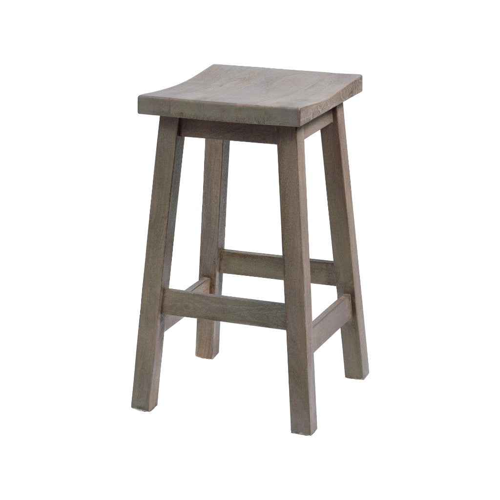 TOKYO KITCHEN STOOL 37.5 X 32.5 X 64 -GREY WASH