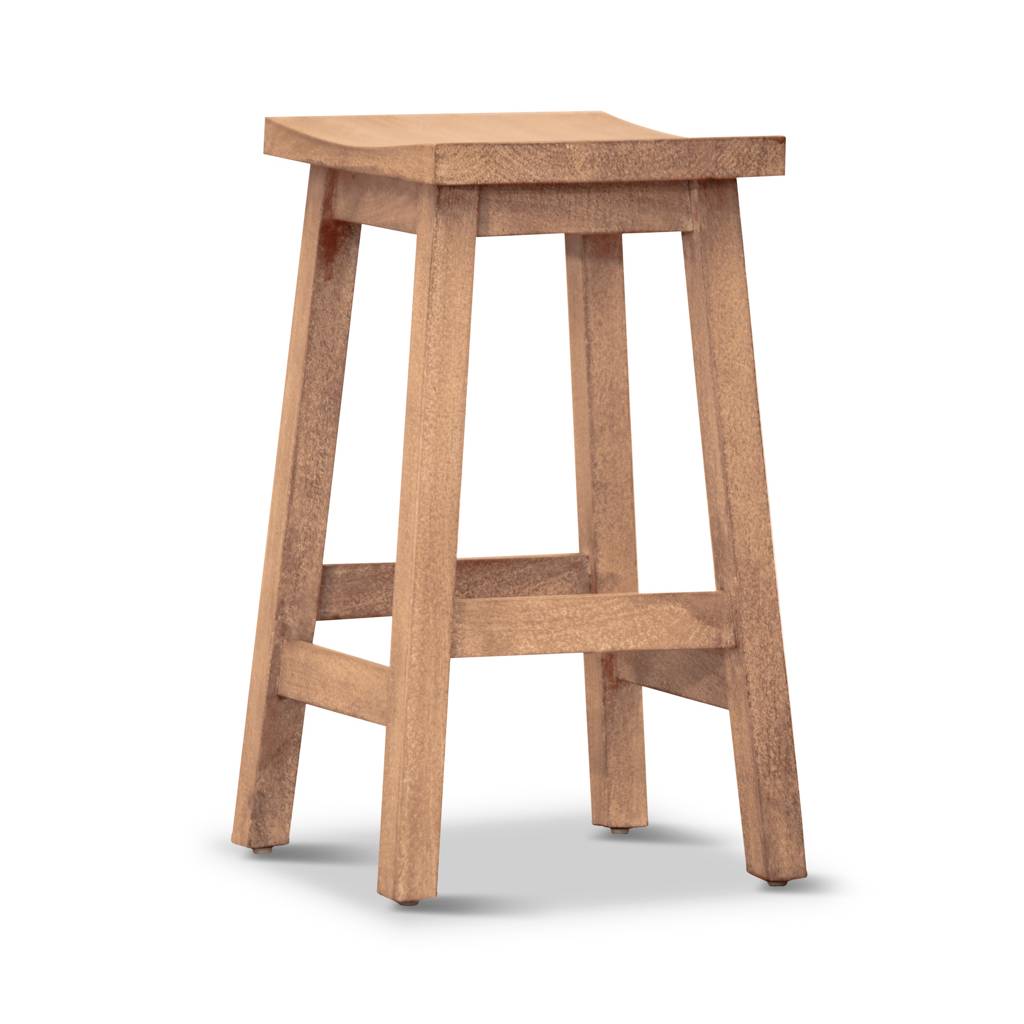 TOKYO KITCHEN STOOL 37.5 X 32.5 X 64 -HONEY WASH