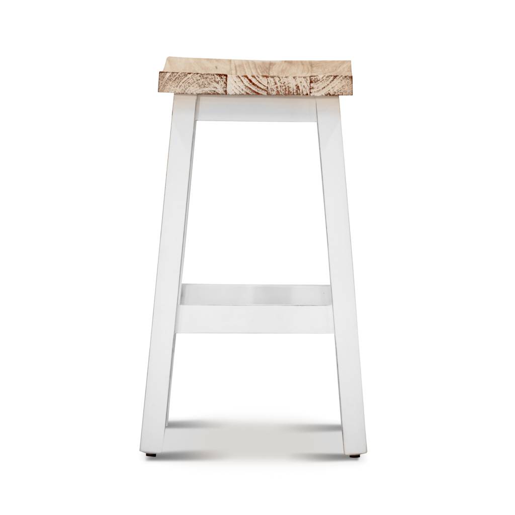 TOKYO KITCHEN STOOL - 37.5 X 32.5 X 64 - White