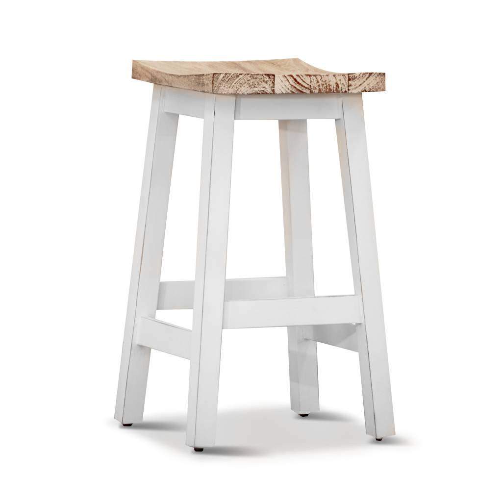 TOKYO KITCHEN STOOL - 37.5 X 32.5 X 64 - White