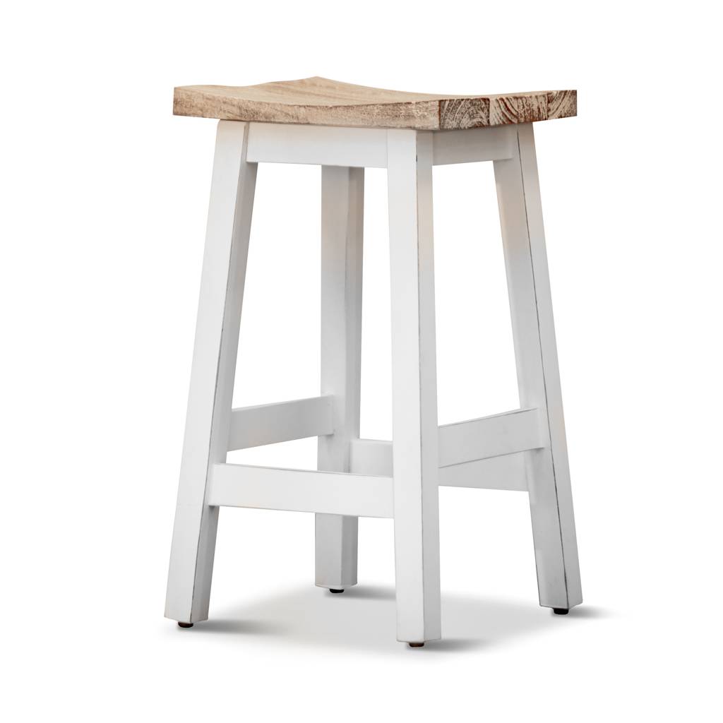 TOKYO KITCHEN STOOL - 37.5 X 32.5 X 64 - White