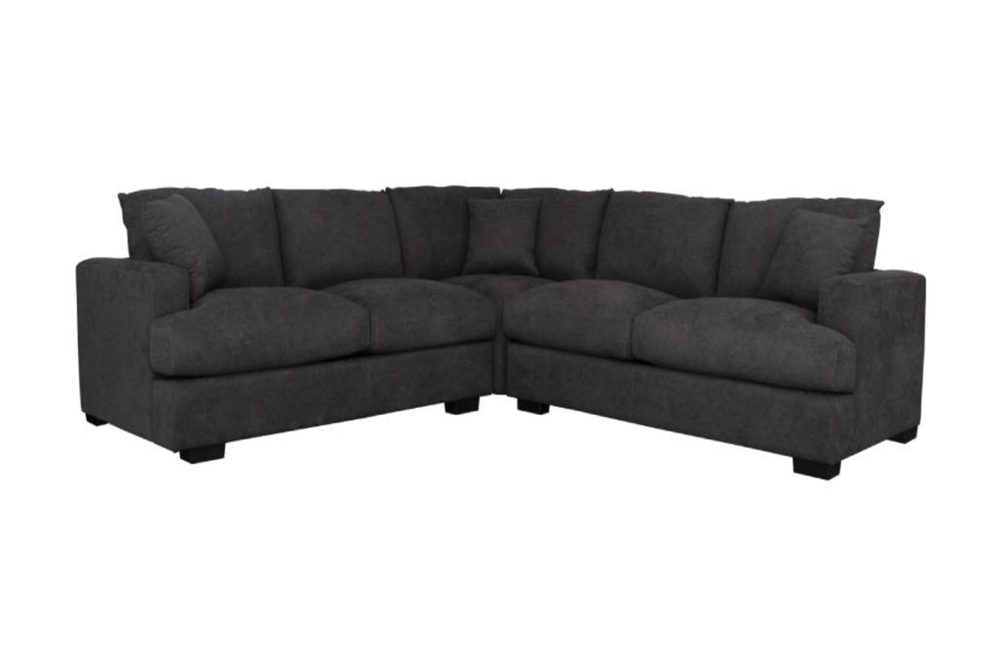 Hasting 2.5 Seater Corner Modular Fabric Lounge Light Grey