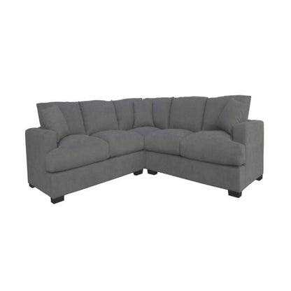 Hasting 2.5 Seater Corner Modular Fabric Lounge Light Grey