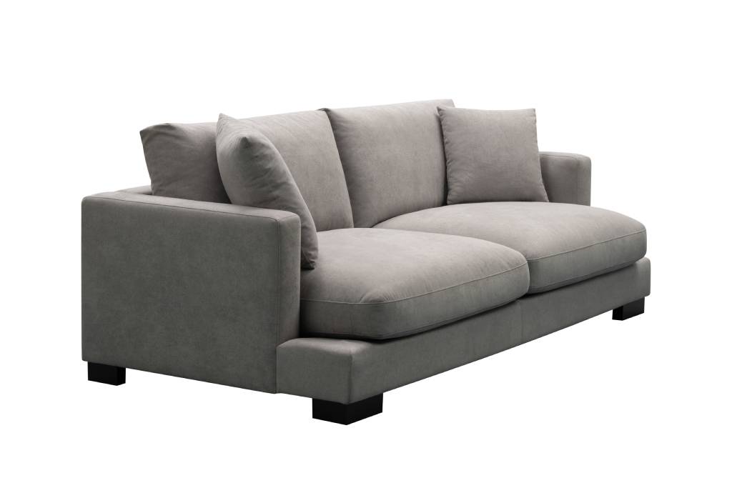 Zenith Corner Left Chaise Lounge Light Grey