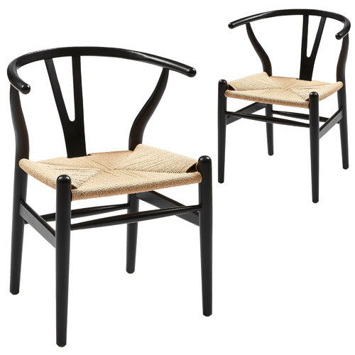 Wishbone Dining Chair-Natural