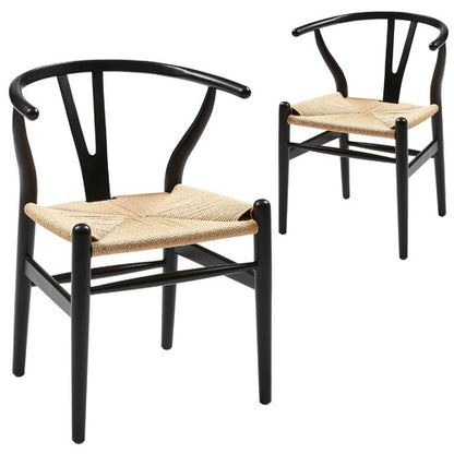 Wishbone Dining Chair-Natural